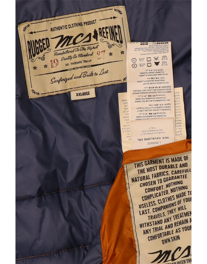 Мужской утепленный жилет Marlboro Classics UK 44 2XL коричневый из полиамида