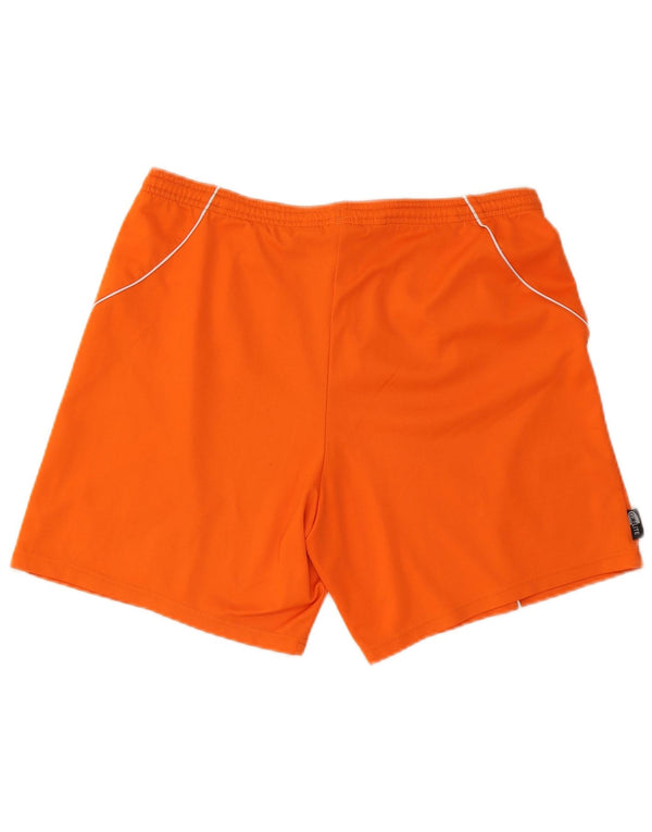 Мужские спортивные шорты Adidas Climalite, большие оранжевые