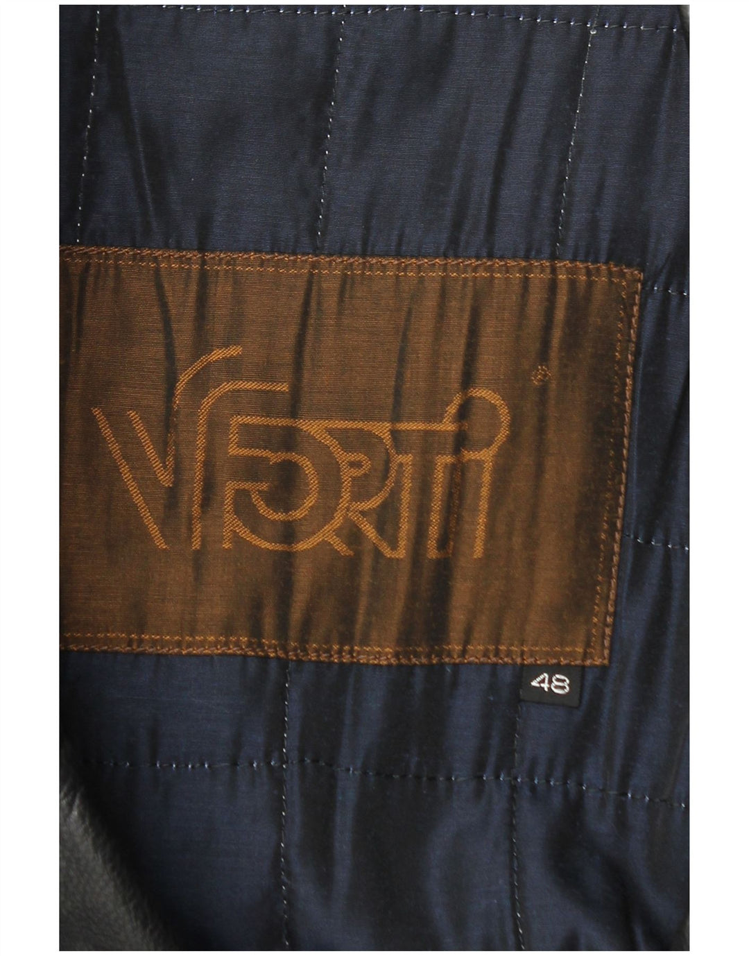 Vittorio Forti Мужское кожаное пальто IT 48 Medium Black