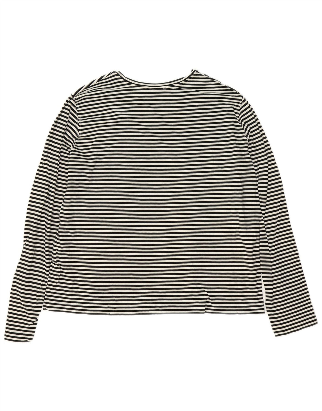 Женский топ Massimo Dutti с длинным рукавом UK 16, большая белая полоска