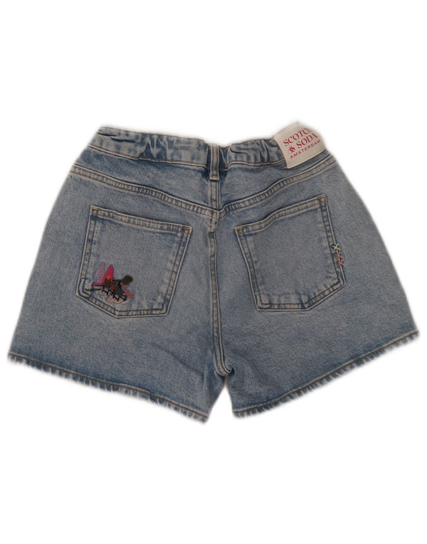 Джинсовые шорты Scotch & Soda для девочек 11–12 лет, W26, синий хлопок