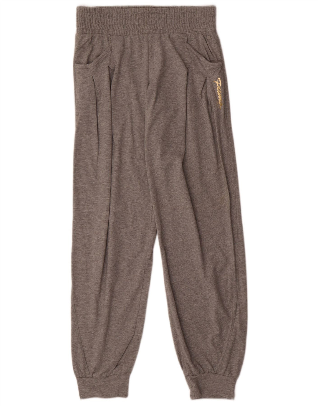 PUMA Womens Tracksuit Trousers Joggers UK 10 Small  Grey
