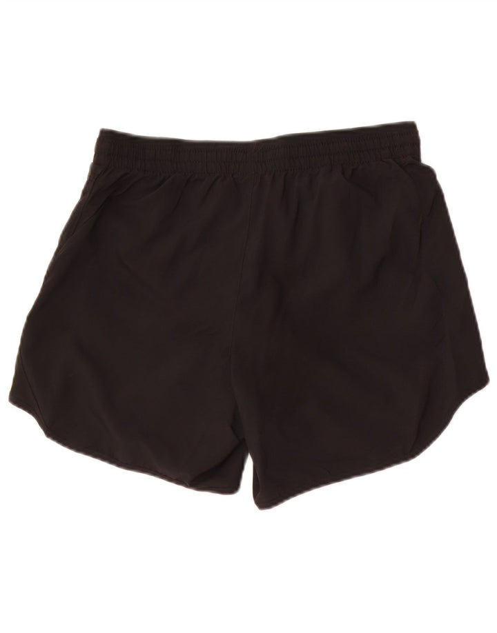 Женские спортивные шорты Nike Dri Fit UK 10, маленькие черные из полиэстера