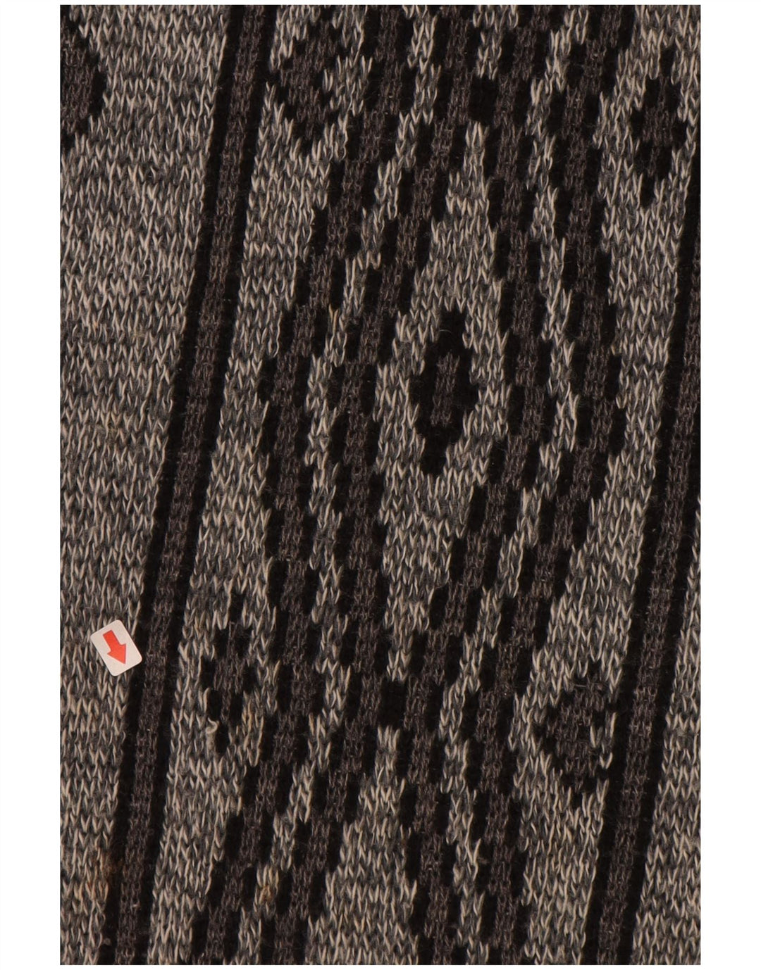 ANGELO LITRICO Мужской джемпер с круглым вырезом IT 52/54 Большой Серый С Геометрическим принтом