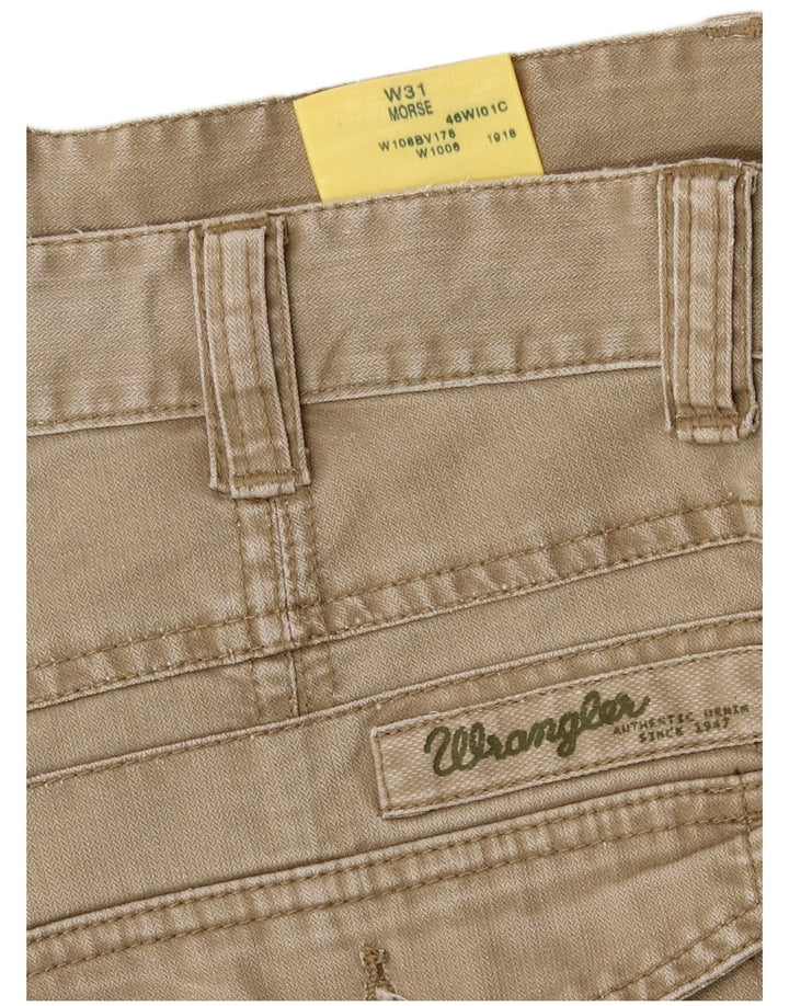 Мужские шорты чинос Wrangler Morse W31, хлопковые, среднего бежевого цвета