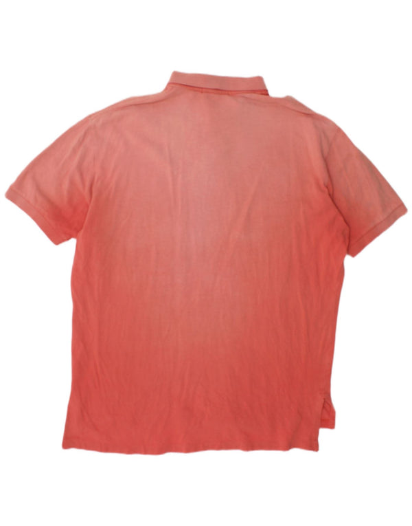 Мужская рубашка поло Polo Ralph Lauren 2XL Pink Tie Dye