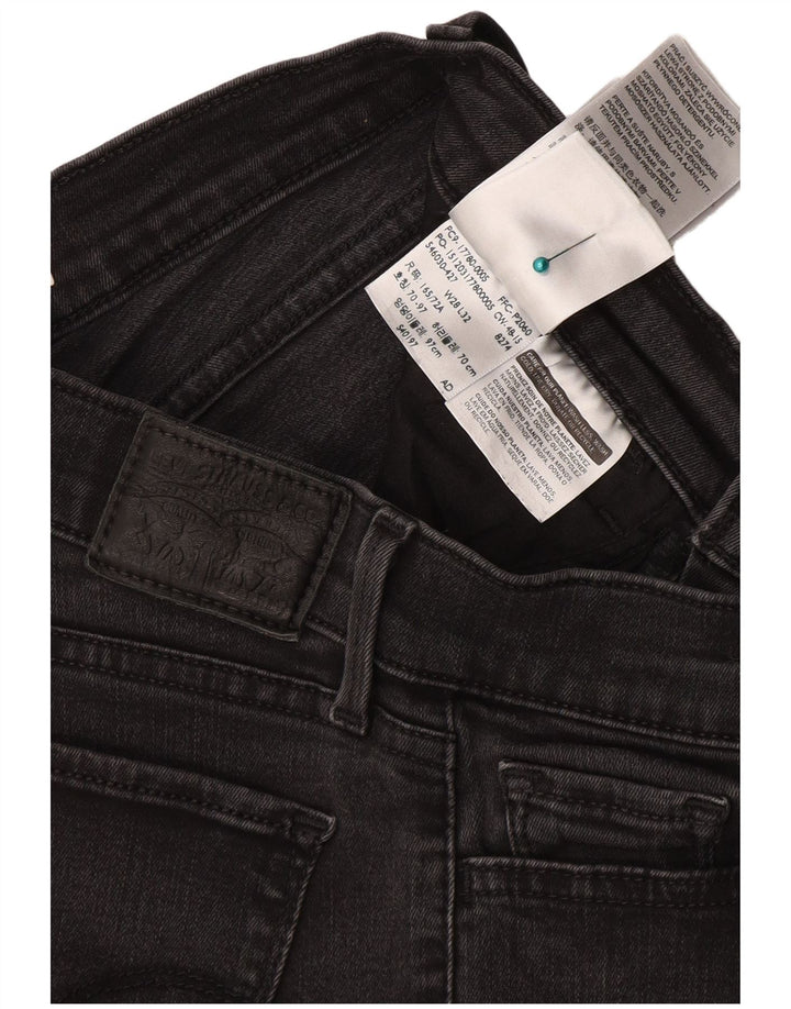 Женские джинсы LEVI'S 710 Super Skinny W28 L32 Серые, хлопок