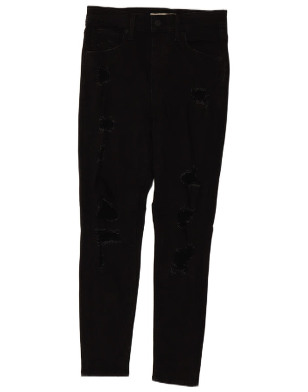 Женские джинсы суперскинни LEVI'S Mile High W29 L27, черный хлопок