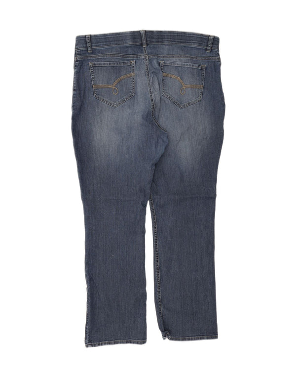 Женские джинсы Lee Riders со средней посадкой, США 20, 3XL, W40, L29, синий хлопок