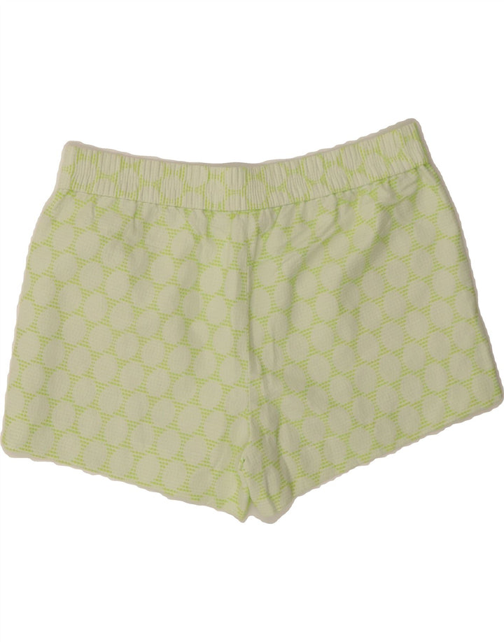 J. CREW Womens Casual Shorts US 10 Large W34  Green Spotted Polyester Vintage J. Crew and Second-Hand J. Crew from Messina Hembry 