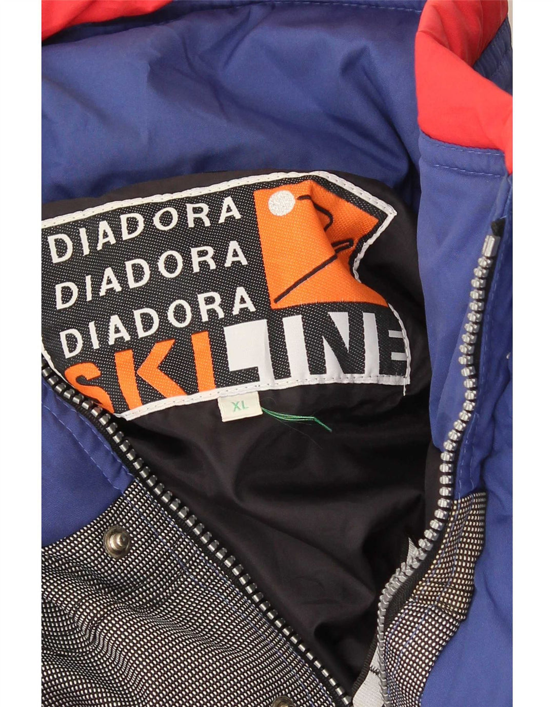 Мужской лыжный комбинезон Diadora XL синий с цветными блоками