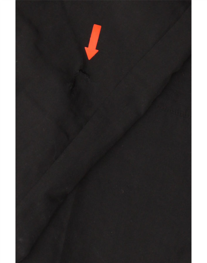 Мужские спортивные брюки Adidas, большие черные из полиэстера