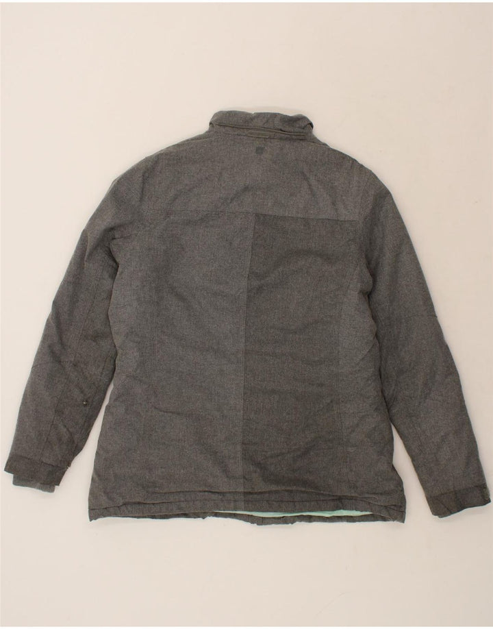 MOUNTAIN WAREHOUSE Womens Windbreaker Coat UK 14 Large Grey Polyester Vintage Mountain Warehouse and Second-Hand Mountain Warehouse from Messina Hembry 