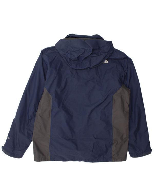 Мужская ветровка с капюшоном The North Face UK 42 XL, синяя с цветными блоками