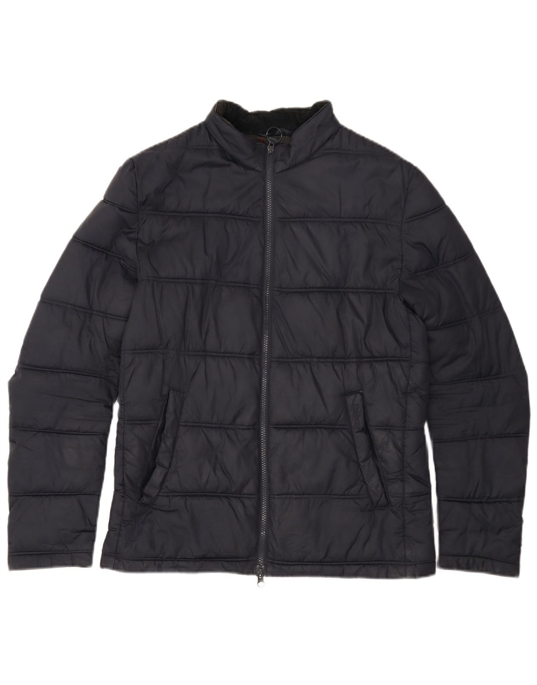 Мужская стеганая куртка BARBOUR UK 36, маленькая, темно-синяя
