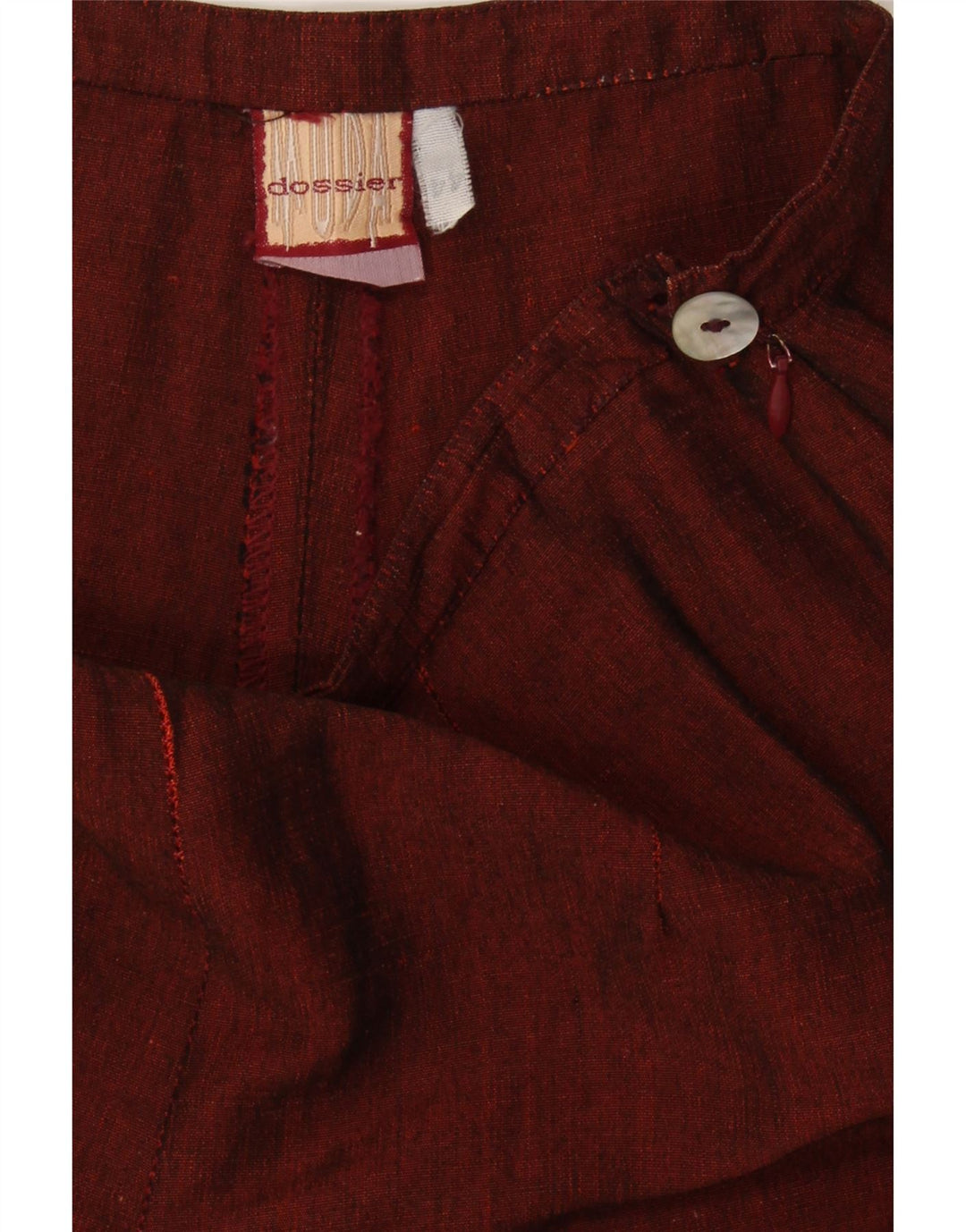 MODA DOSSIER Womens High Waist Casual Shorts IT 44 Medium W28 Red Vintage Moda Dossier and Second-Hand Moda Dossier from Messina Hembry 