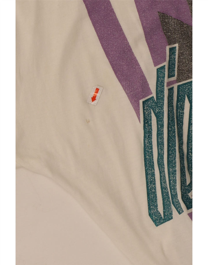 Женская футболка с рисунком DIESEL Top UK 10, маленькая, белая