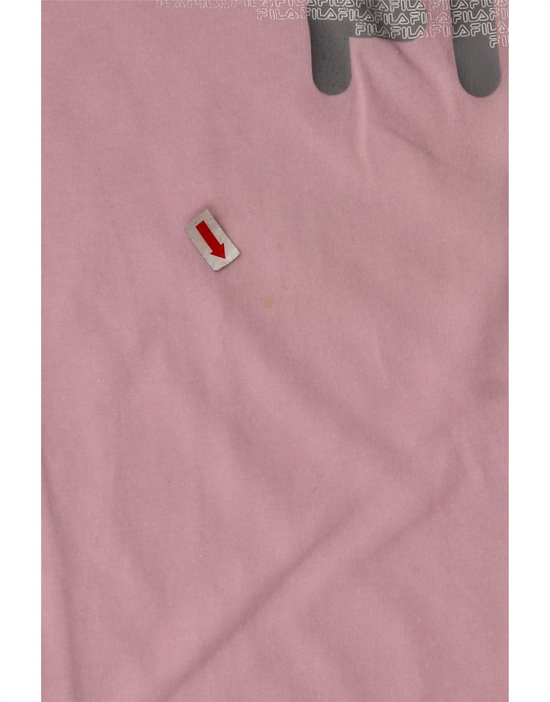 Женская укороченная футболка с рисунком FILA Top UK 10, маленькая розовая