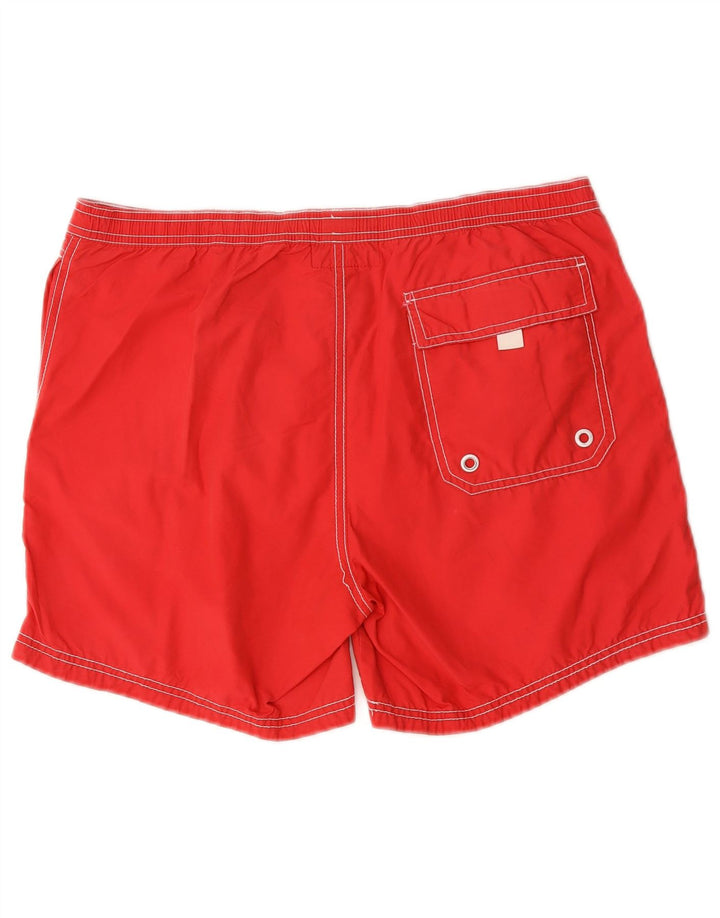 Jack Wills Мужские шорты для плавания с рисунком, средний красный хлопок, хлопок