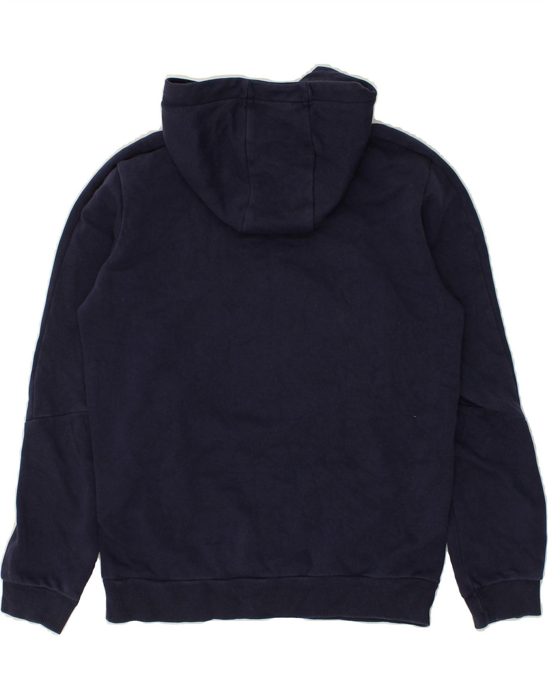 PUMA Boys Graphic Hoodie Jumper 13-14 Years Navy Blue Cotton | Vintage Puma | Thrift | Second-Hand Puma | Used Clothing | Messina Hembry 