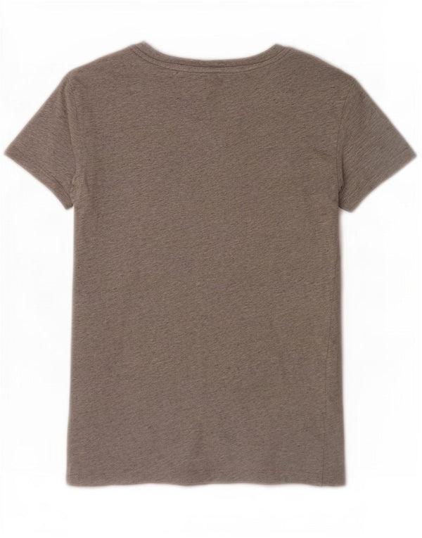 Женская футболка с рисунком Levi's Top UK 6 XS Серый хлопок