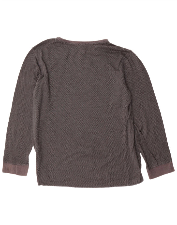 Мужской топ с длинным рукавом PUMA, большой серый хлопок