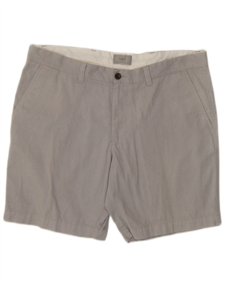 Мужские шорты чинос Marks & Spencer W38 XL серые, хлопок