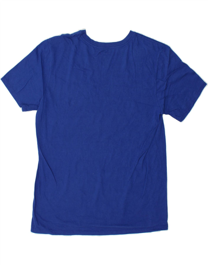 NIKE Mens Chicago Cubs Graphic T-Shirt Top Medium Blue Cotton Vintage Nike and Second-Hand Nike from Messina Hembry 