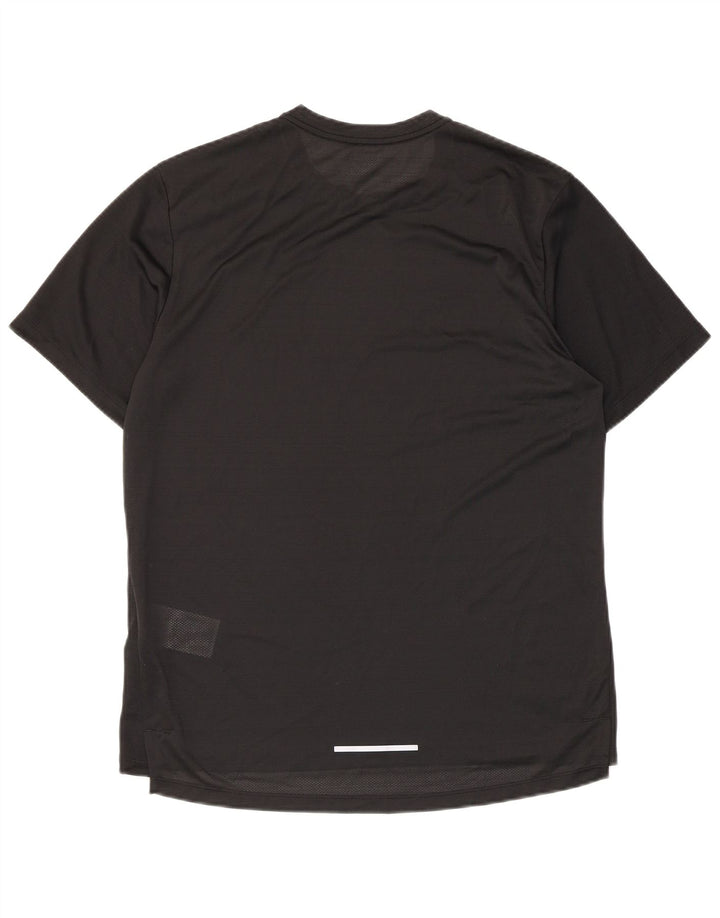 Мужская футболка Nike Dri Fit, средний черный полиэстер