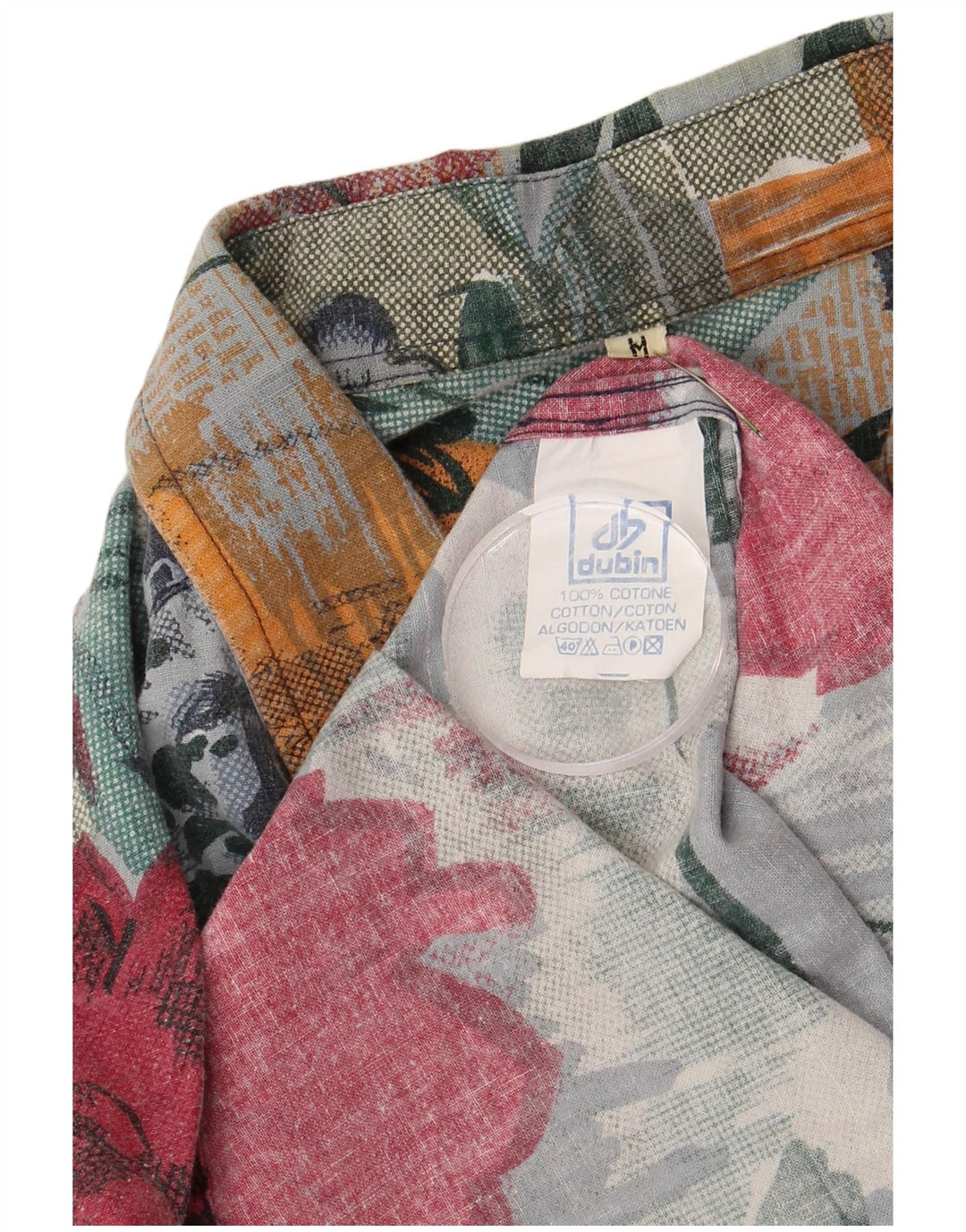 Мужская рубашка с коротким рукавом Dubin, средний разноцветный хлопковый гавайский цвет с цветочным принтом