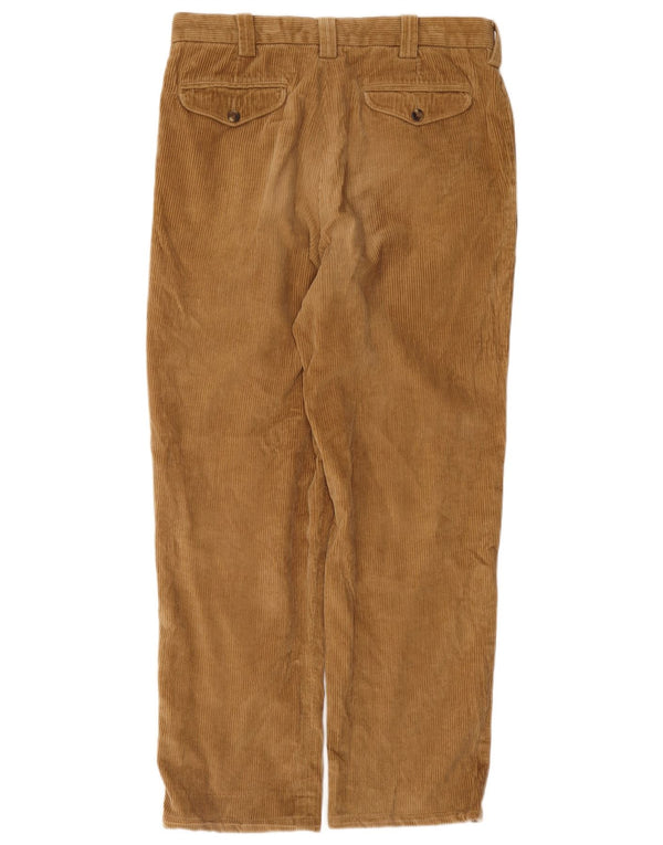 Мужские вельветовые брюки L.L.Bean W34 L31, коричневые, хлопковые