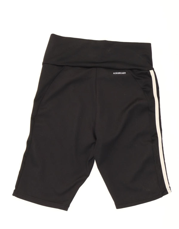 Женские спортивные шорты Adidas Aeroready UK 8/10, маленькие черные из полиэстера