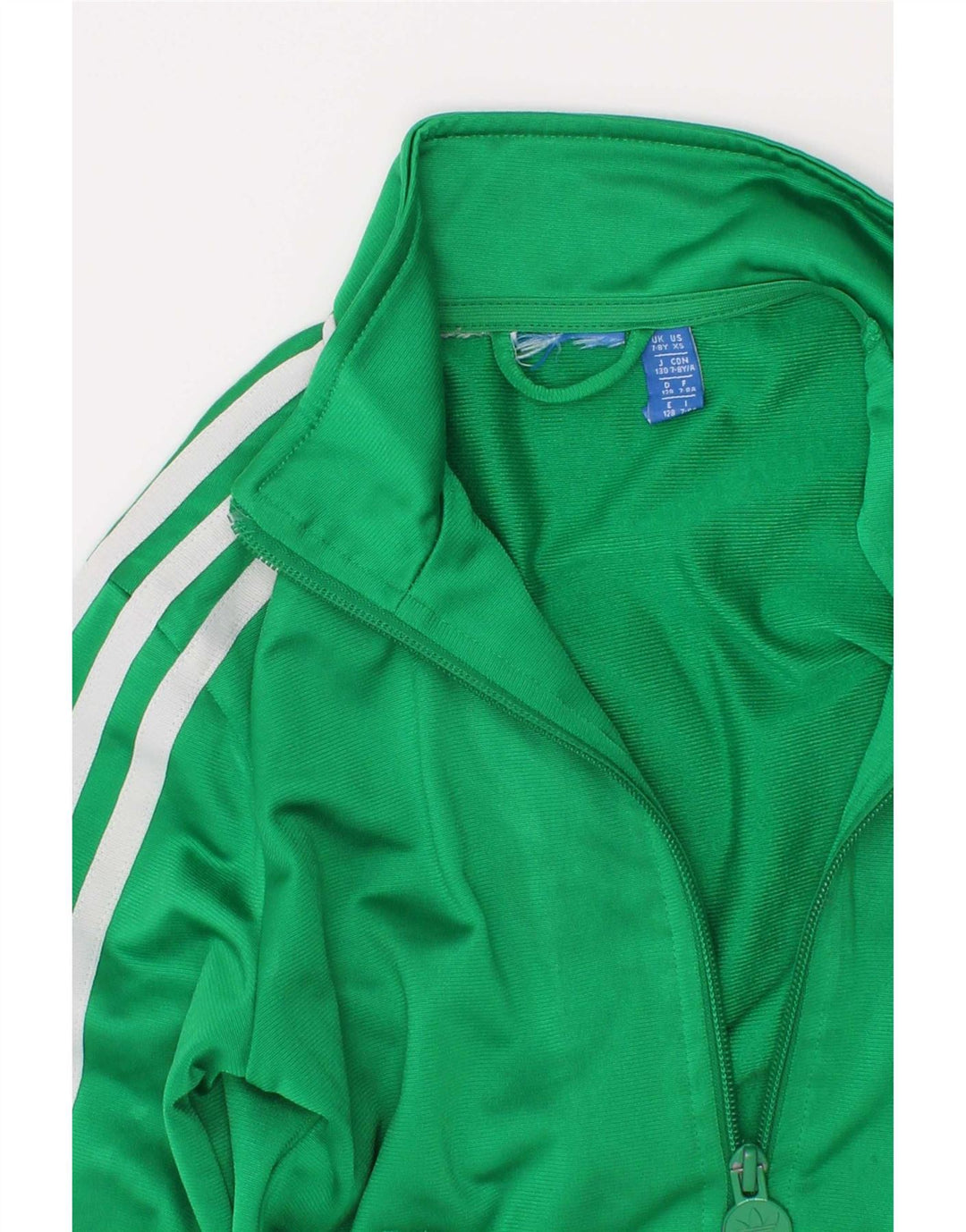 Adidas Спортивный костюм с графическим рисунком для мальчиков 7-8 лет Зеленый полиэстер