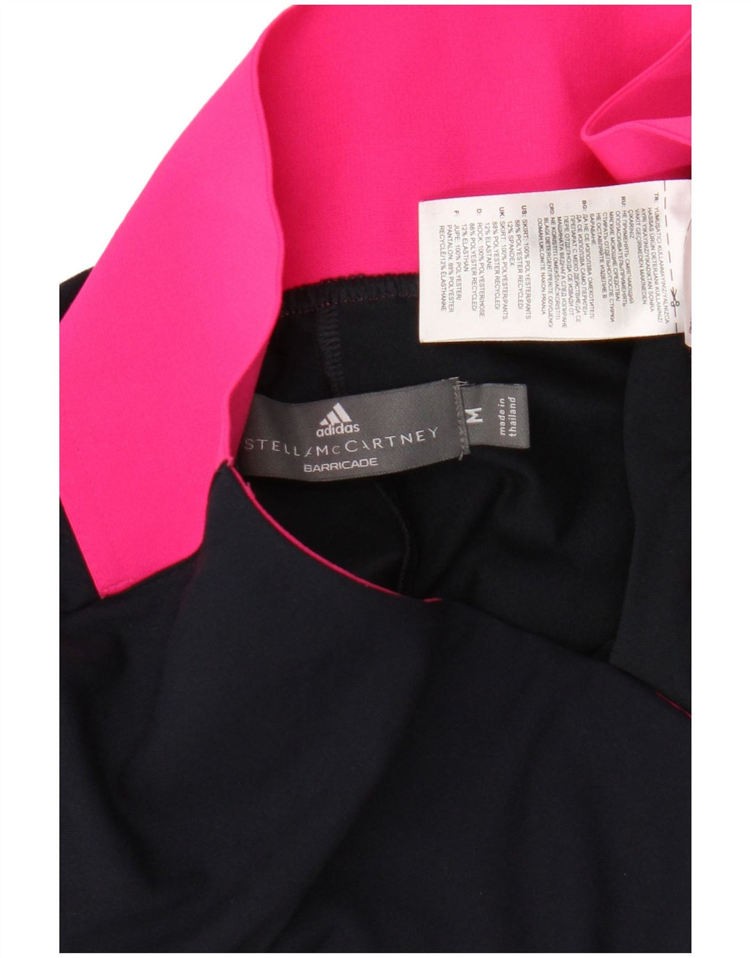 Adidas Женские шорты Stella McCartney Skort UK 14, средний темно-синий с цветными блоками