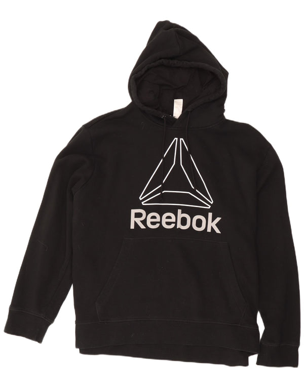 Мужская толстовка с капюшоном Reebok 3XL, черный хлопок