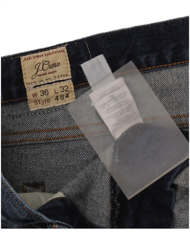 Мужские узкие джинсы J. Crew W36 L32, темно-синий хлопок