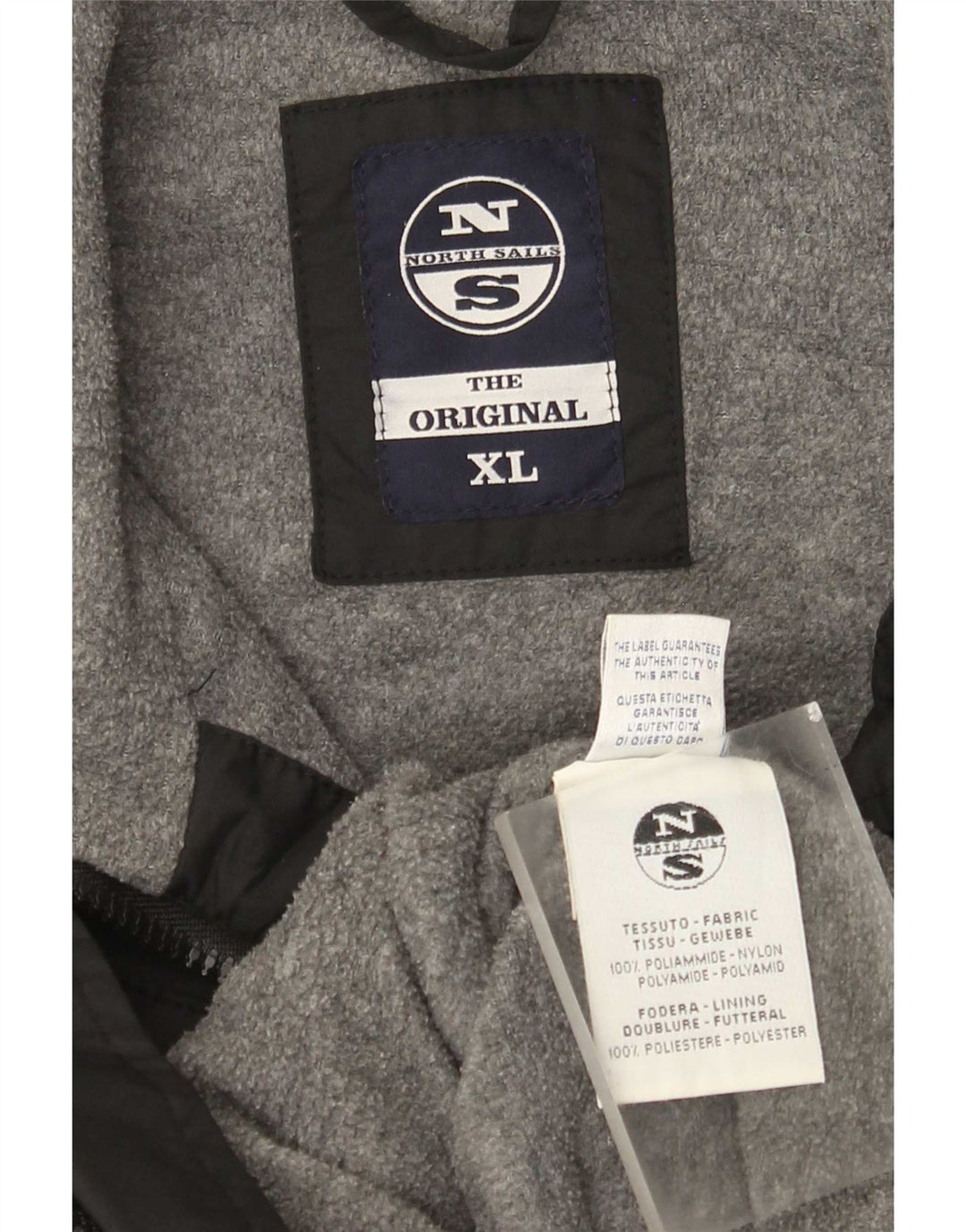 Мужская куртка-бомбер North Sails UK 42 XL, черный полиамид