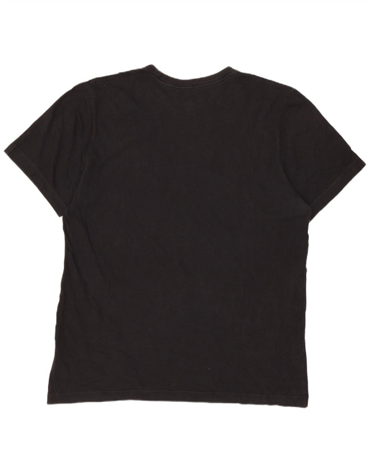 Мужская футболка с рисунком Nike Air, большой черный хлопковый топ