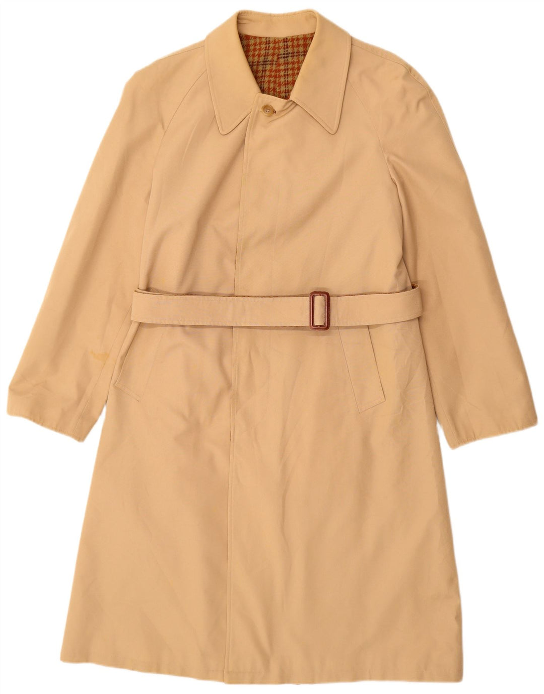 Винтажное женское пальто UK 12, средний бежевый