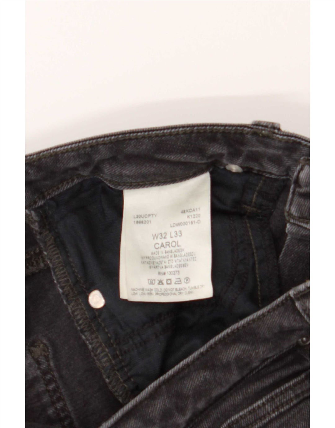 Женские прямые джинсы Lee Carol W32 L26, серый хлопок