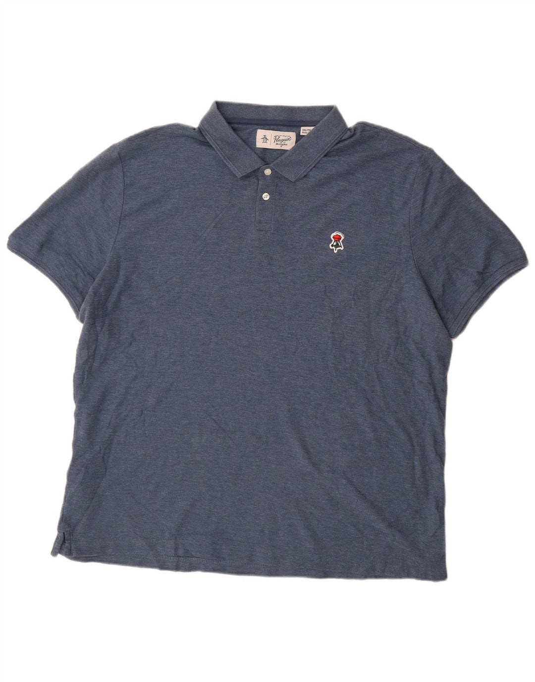 Мужская рубашка поло Penguin 2XL, синяя, хлопок