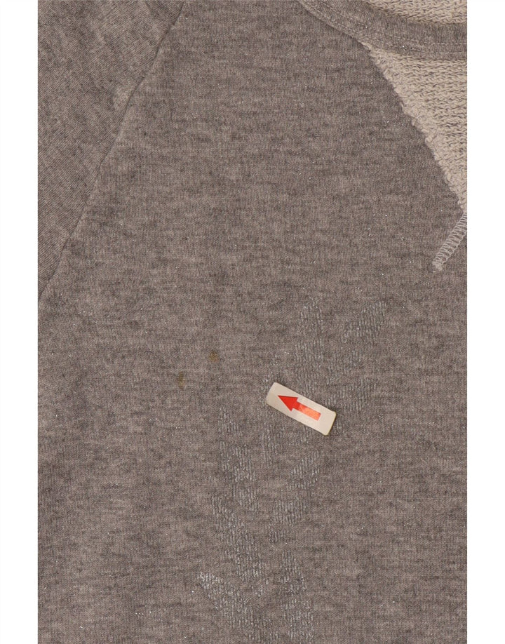 Женская футболка Fred Perry Top UK 10, маленький серый хлопок