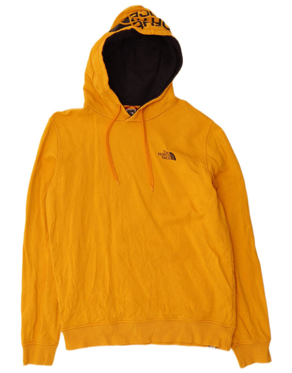Мужской джемпер с капюшоном The North Face, большой желтый, хлопковый