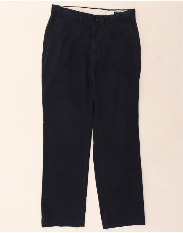 Мужские прямые брюки чинос Polo Ralph Lauren W30 L30 темно-синие, хлопковые