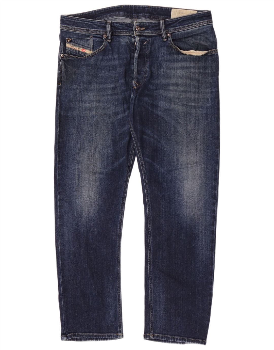 Мужские узкие джинсы Diesel W36 L29, синие, хлопок