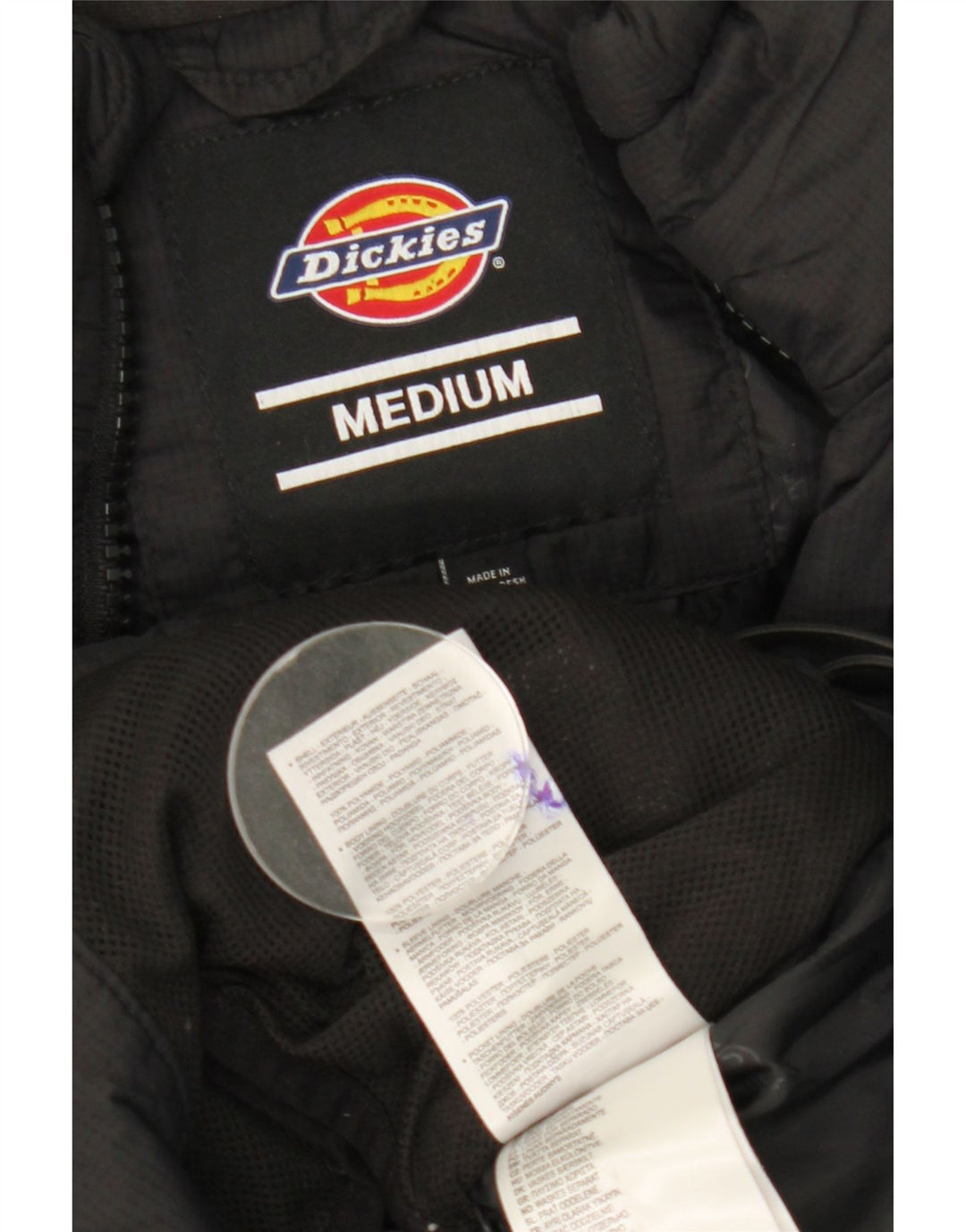Женская стеганая куртка Dickies UK 14, средний черный полиамид