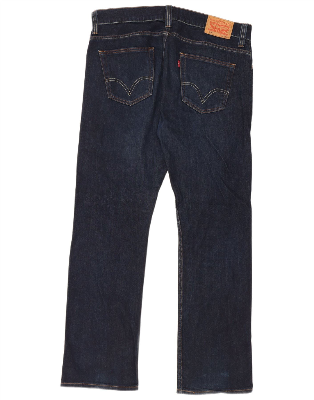 Мужские прямые джинсы Levi's 506 W38 L32 темно-синие, хлопок