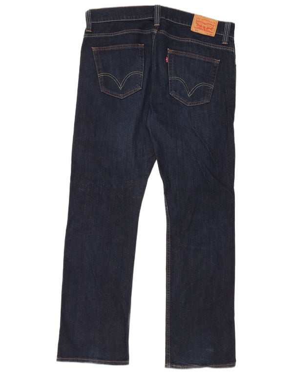 Мужские прямые джинсы Levi's 506 W38 L32 темно-синие, хлопок