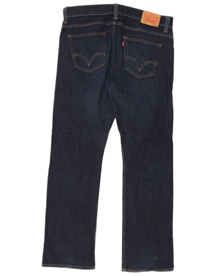 Мужские прямые джинсы Levi's 506 W38 L32 темно-синие, хлопок