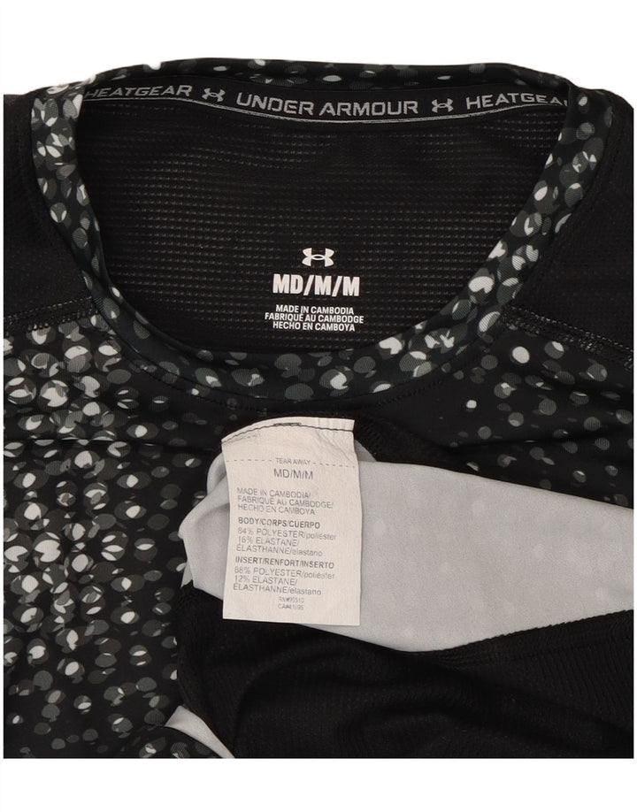 Женская футболка с рисунком Under Armour Top UK 12, средний черный полиэстер
